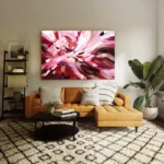 Colorful Abstraction: Shades of Red, Pink, and White - Image 2