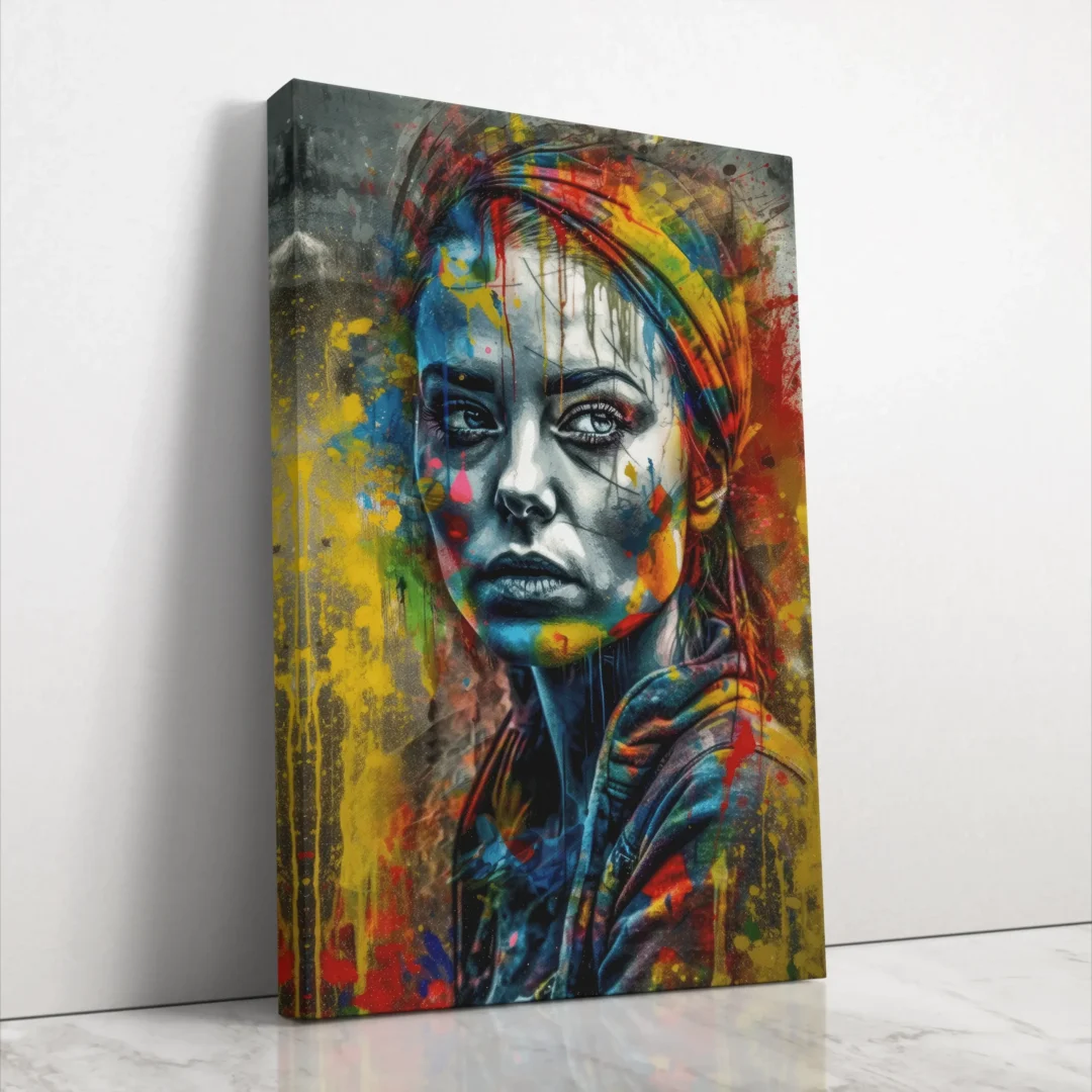Expressive Woman Portrait - Image 1